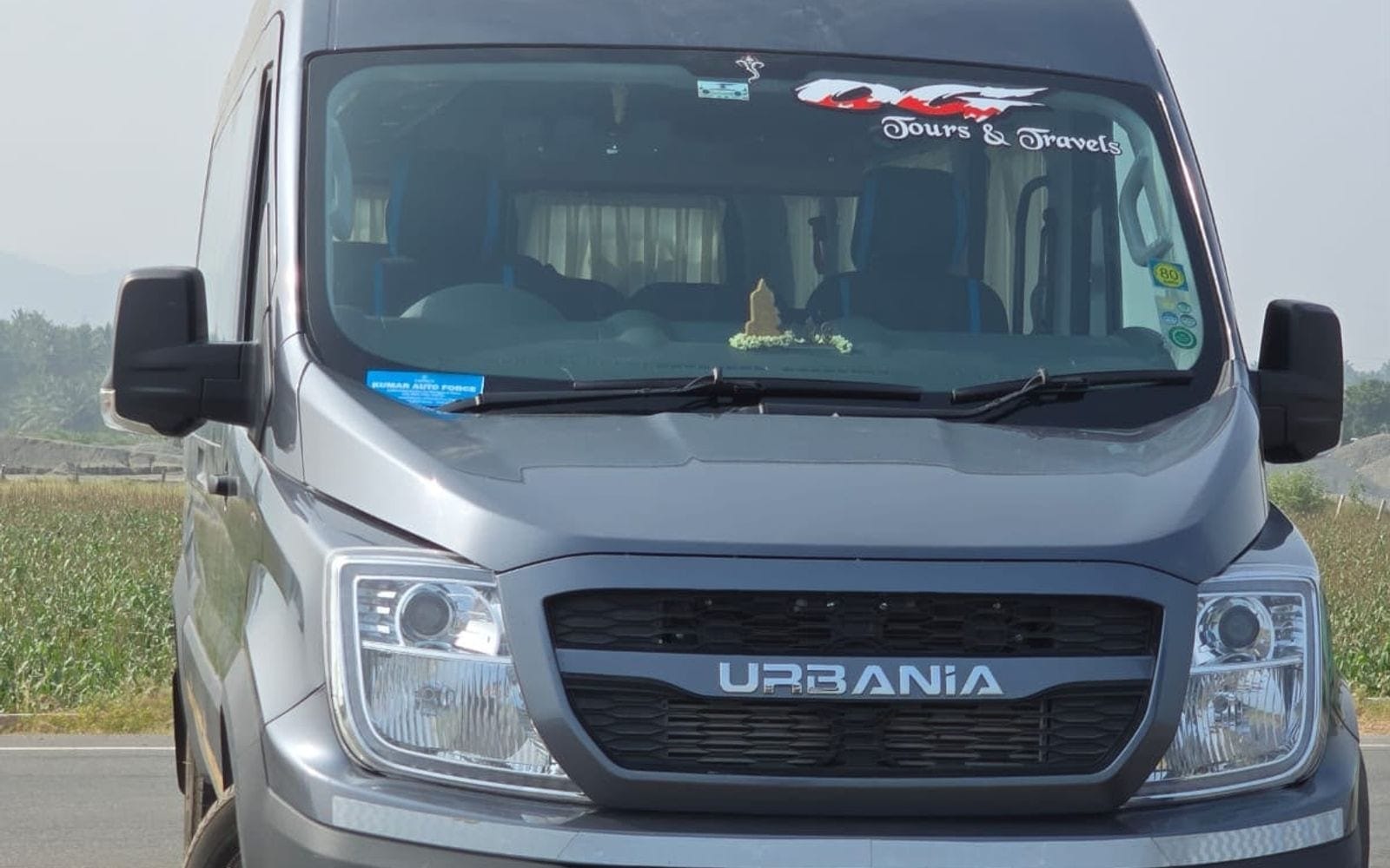 Force Urbania with doors open, ready for a family or group outstation trip